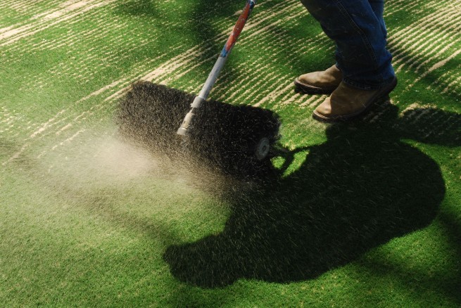 Phoenix artificial turf installation - base layer aggregate