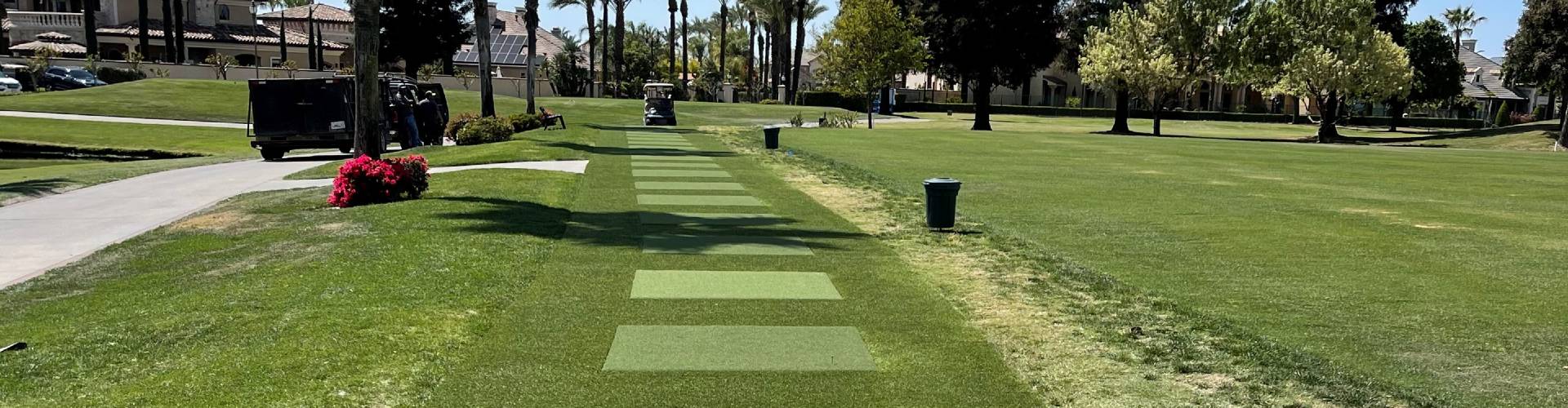 Artificial Grass Tee Lines in Phoenix