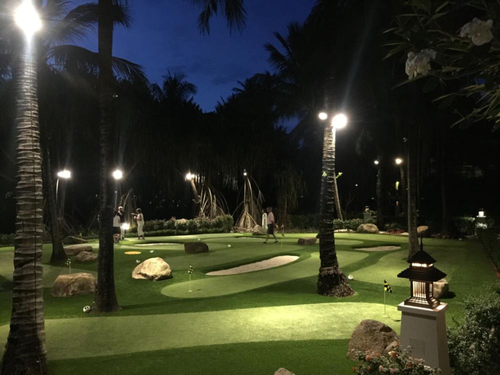 Use themed greens for your Phoenix mini golf course.